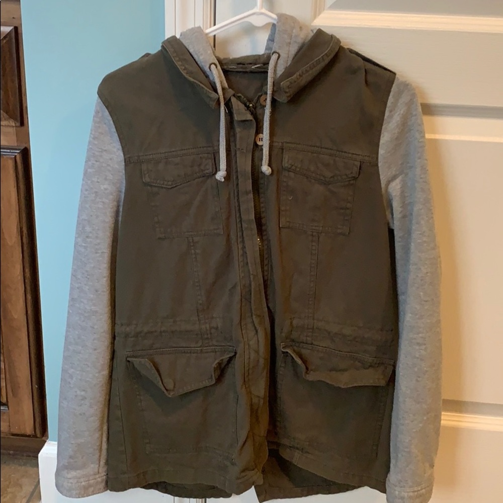 Army green and Gray jacket